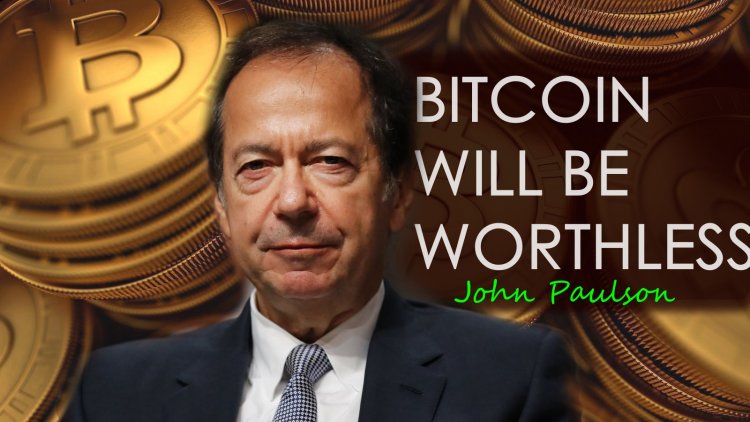 Billionaire John Paulson  Calls Bitcoin worthless And He Will never Recommend it to Anyone