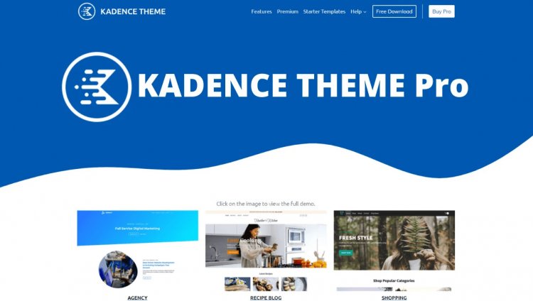 Create different headers with the Kadence Theme